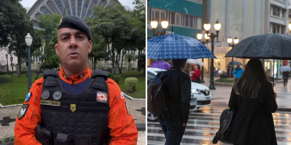 A Defesa Civil Municipal recomenda que a população redobre os cuidados