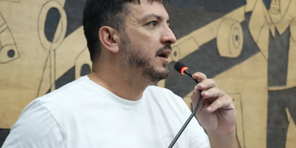 O vereador Ede Pimentel (PDT)