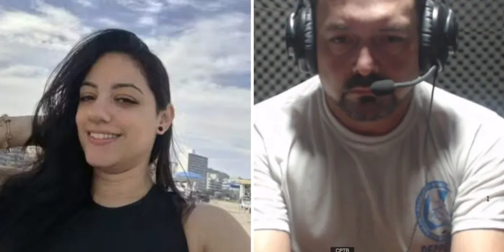 Jackeline Liliane dos Santos, 28 anos e Marcione Souza de Oliveira, 44, acusado pela morte dela