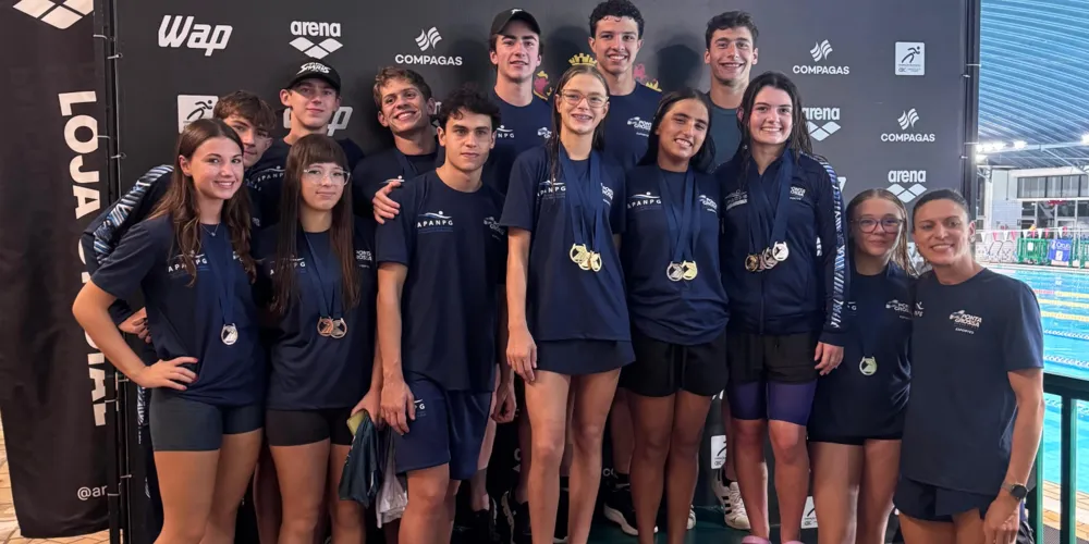 Equipe da APANPG, de Ponta Grossa