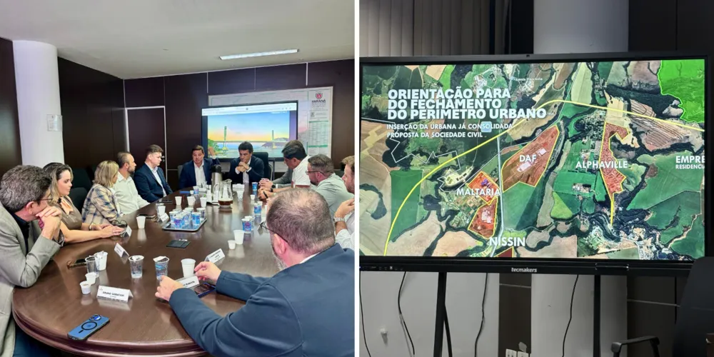 O encontro teve como objetivo embasar alterações no traçado do novo contorno rodoviário de Ponta Grossa