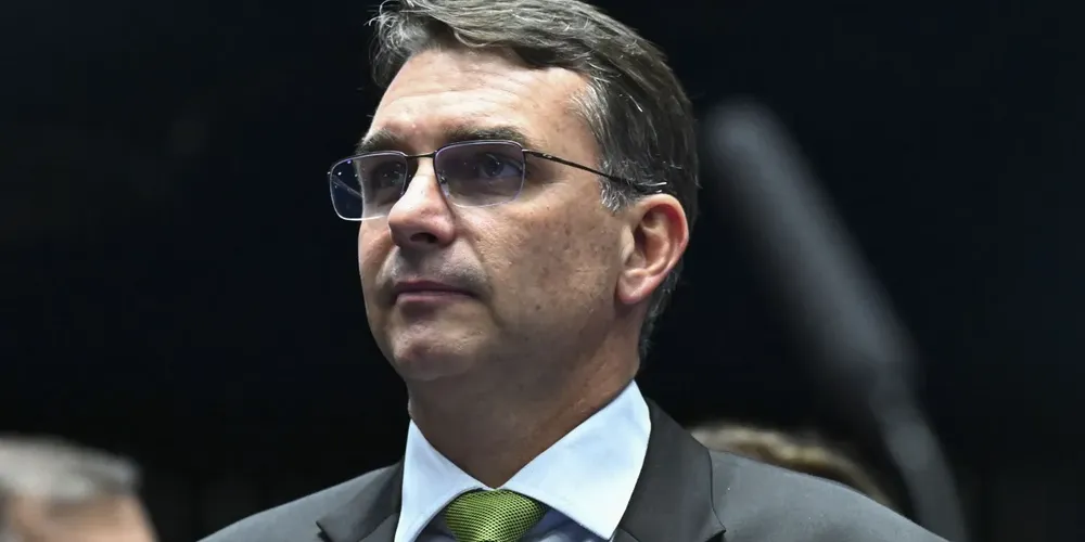 O senador Flávio Bolsonaro (PL-RJ)