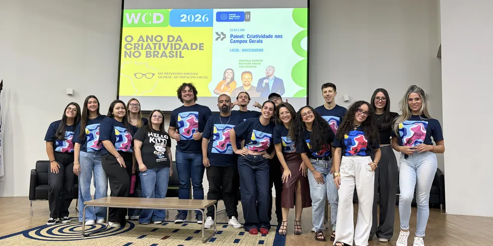 Como encerramento oficial do evento, o auditório da Unicesumar recebeu o painel “Criatividade nos Campos Gerais”