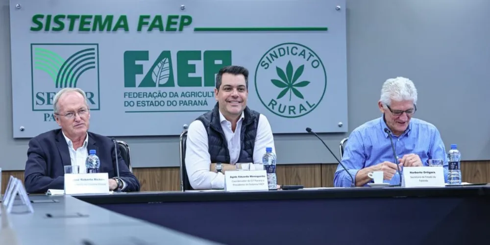 Representantes das sete principais federações do Paraná e o secretário Norberto Ortigara alinham estratégia para monitoramento de indicadores econômicos e renovação de incentivos