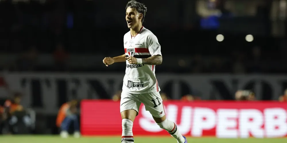 Ferreira, autor do segundo gol do São Paulo contra o Cruzeiro