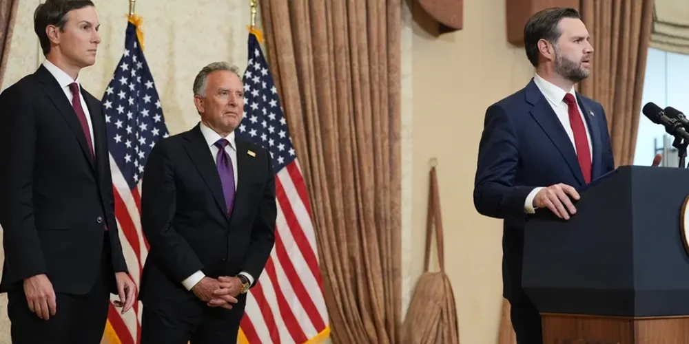 O vice-presidente dos EUA, JD Vance, conversou com jornalistas e fez um balanço do encontro