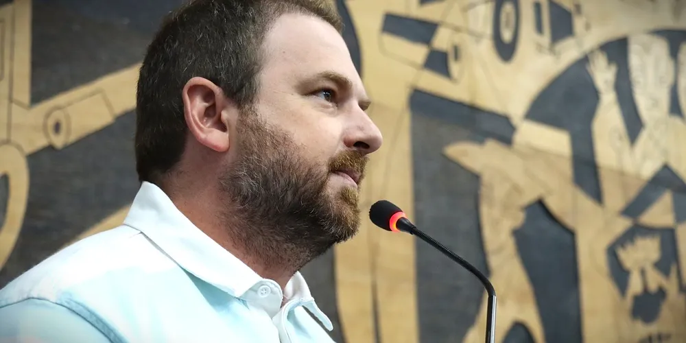 Parlamentar de Ponta Grossa, Guilherme Mazer (PT)