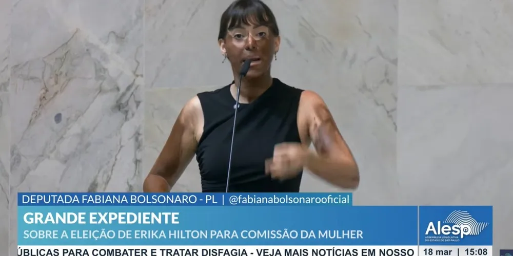 Blackface é o nome dado à prática de pintar o rosto com tinta de cor escura para ridicularizar negros. Fabiana Bolsonaro negou que estivesse cometendo blackface