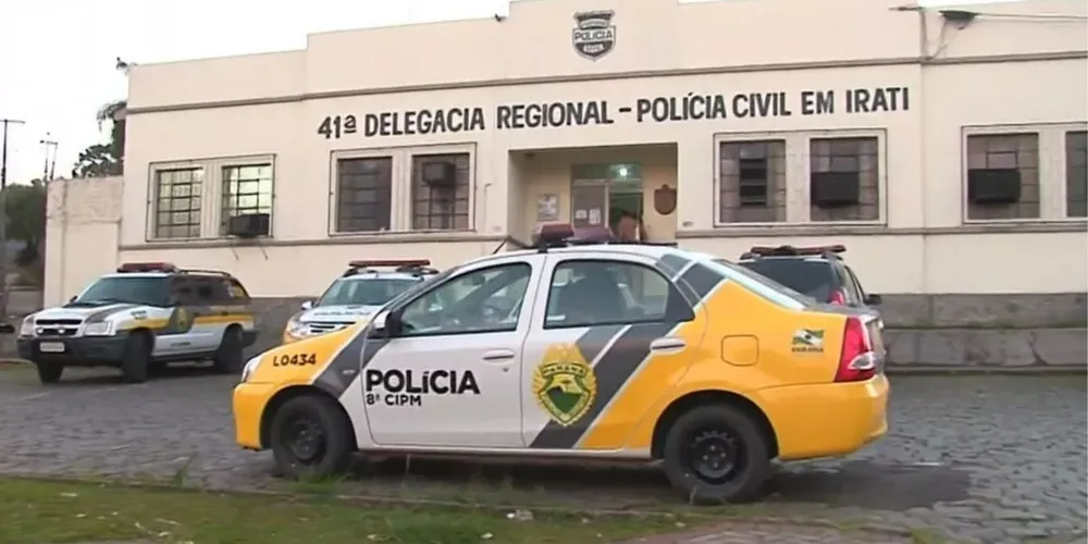 O homem foi preso e encaminhado para a 41.ª Delegacia de Polícia Civil de Irati