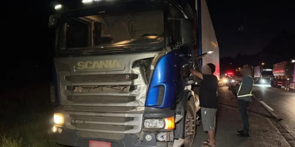 O acidente ocorreu no sentido Ponta Grossa