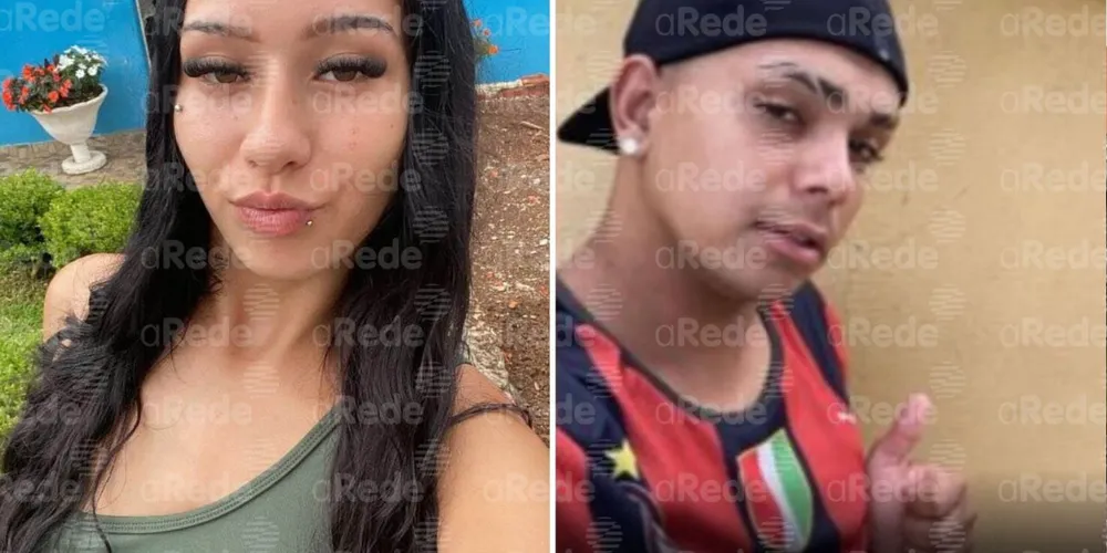 Anaih Mayumy Melo Soares, de 18 anos, e Nicolas de Mello Menon, de 19 anos