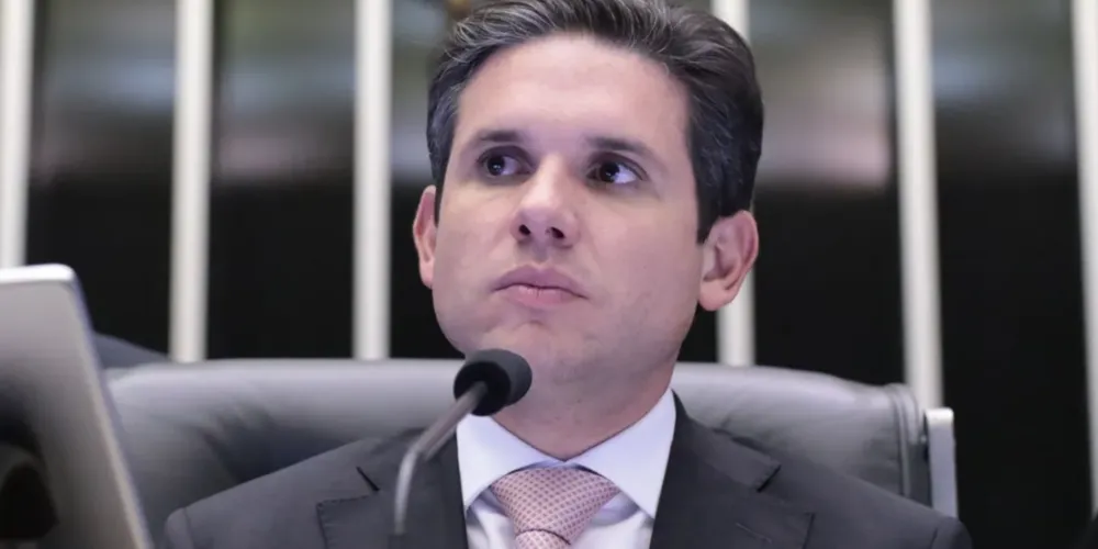 O presidente da Câmara, Hugo Motta (Republicanos-PB)