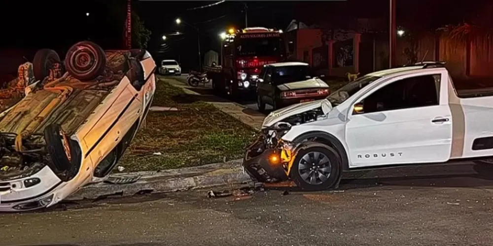 O motorista da Saveiro não se feriu