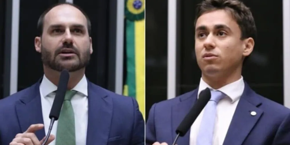 Eduardo Bolsonaro e Nikolas Ferreira