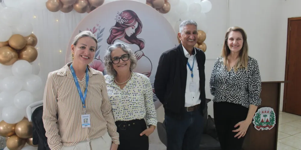 O evento, realizado no Barracão Sociocultural, reuniu gestantes, puérperas, enfermeiras, assistentes sociais e autoridades locais e estaduais