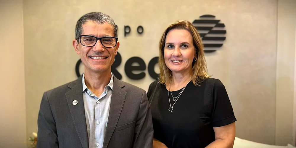 Ivo Mottin e Adriana, novos reitor e vice-reitora da UEPG