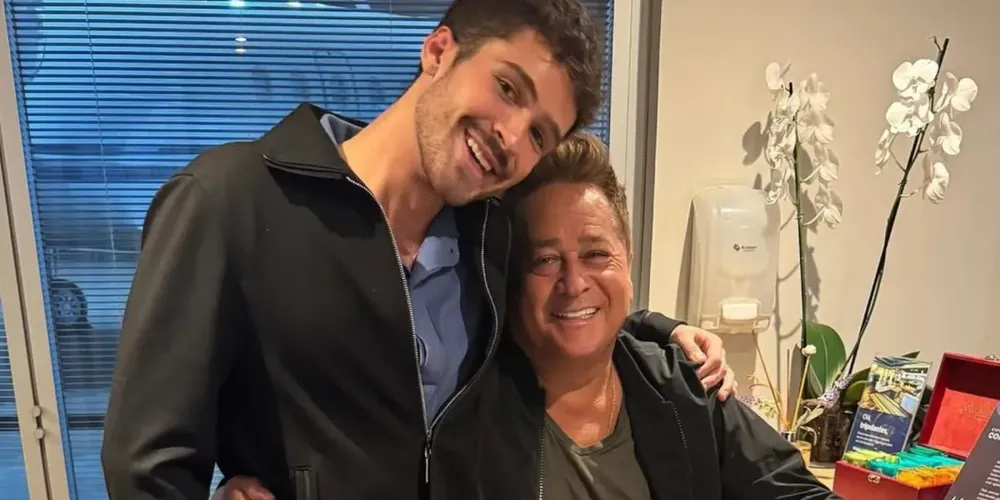 João Guilherme é um dos filhos de Leonardo