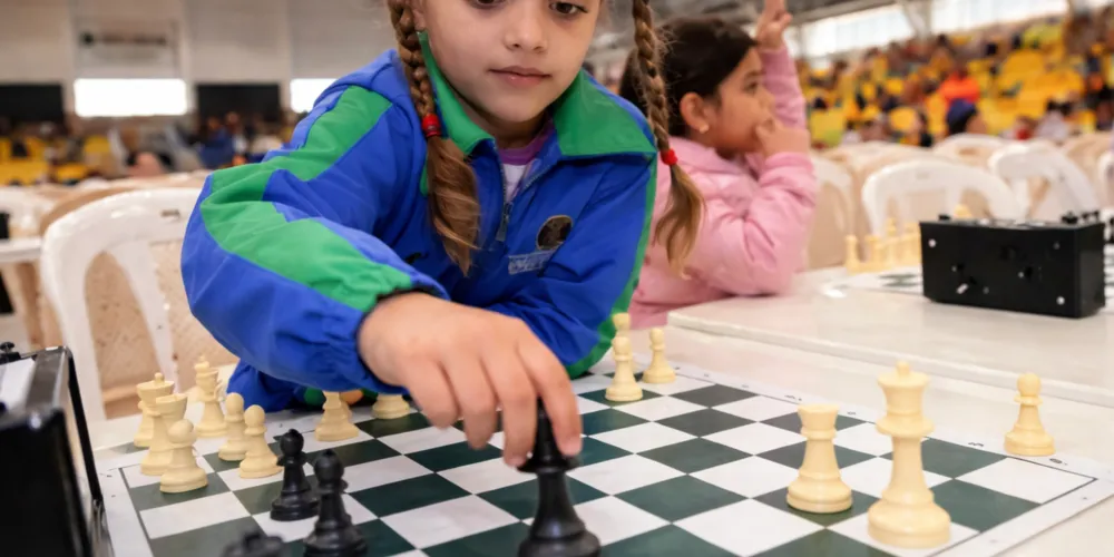 O xadrez desenvolve concentração, raciocínio e, principalmente, a tomada de decisão