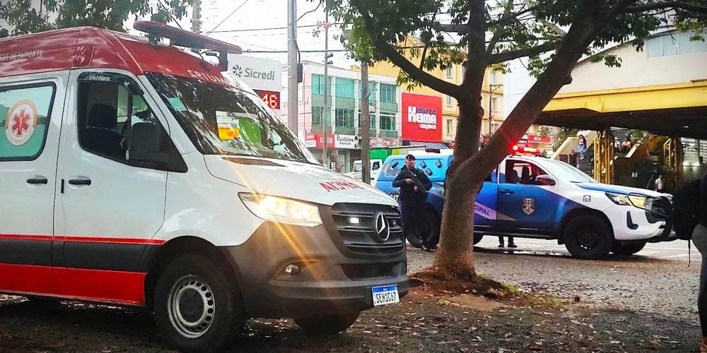 Situação foi registrada no 'Terminal Central' de Ponta Grossa