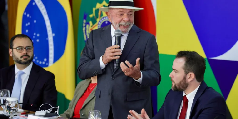 O presidente Luiz Inácio Lula da Silva (PT)