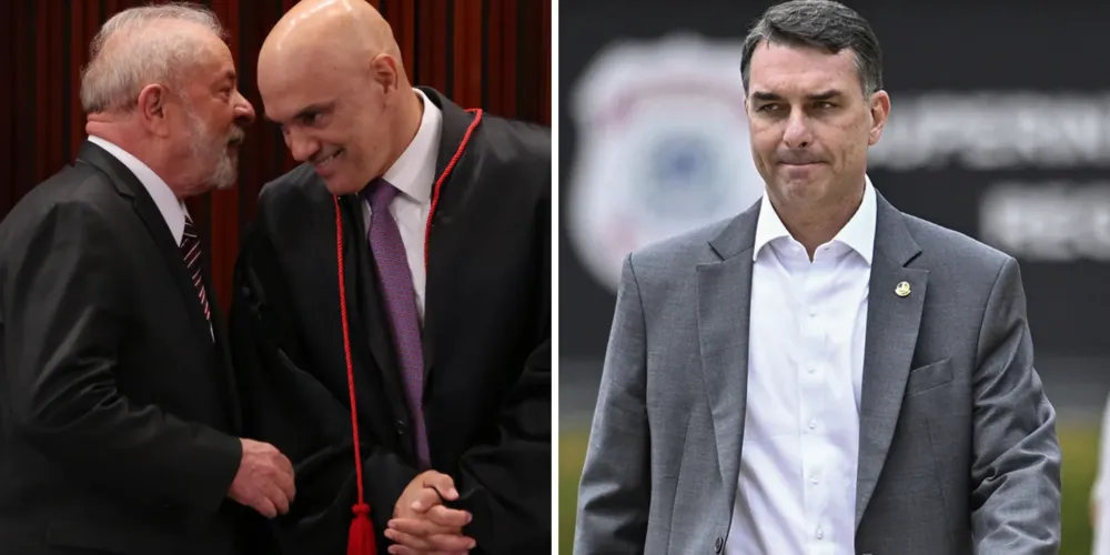 Determinação de Moraes ocorre após publicação de Flávio Bolsonaro em uma rede social