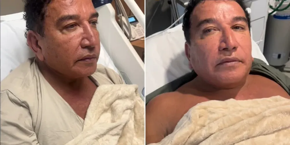 O senador foi hospitalizado nessa quinta-feira, após passar mal no momento em que seguia para o Congresso Nacional.