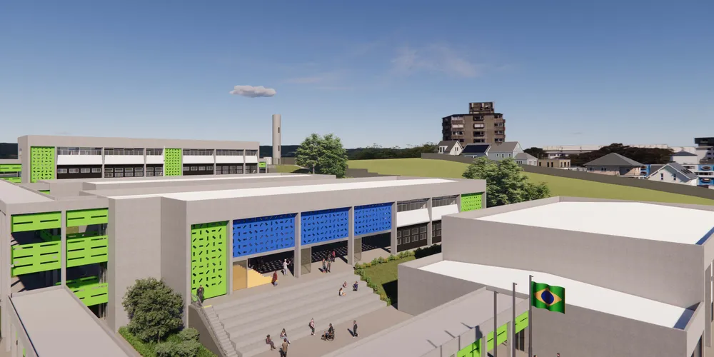 As unidades serão projetadas com capacidade para 14, 18 ou 24 salas de aula.