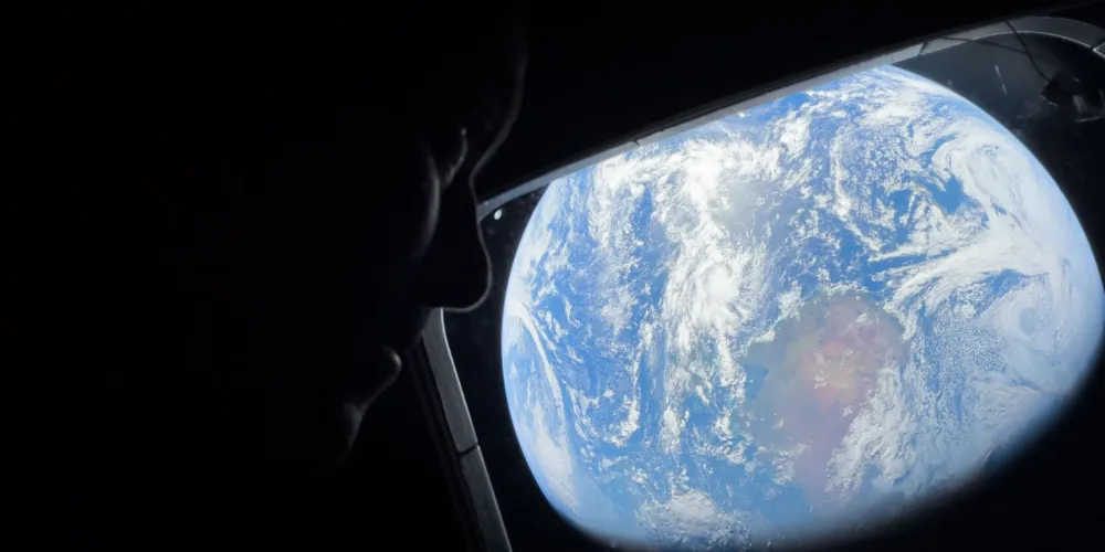 Terra vista do espaço