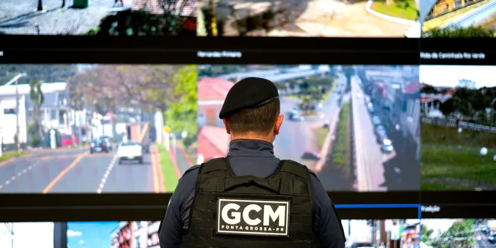 A ação contou com o apoio da tecnologia da Muralha Digital da Prefeitura de Ponta Grossa