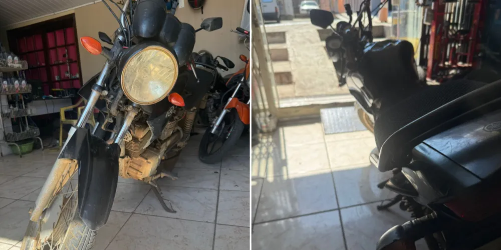 Veículo foi localizado em oficina