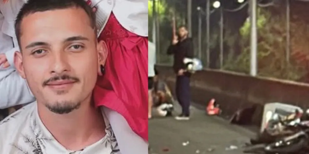 Vítima de 23 anos voltava para casa após o trabalho quando o acidente aconteceu