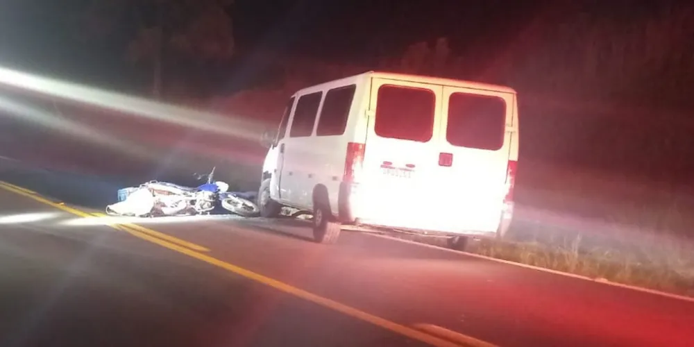 Motociclista morreu ainda no local