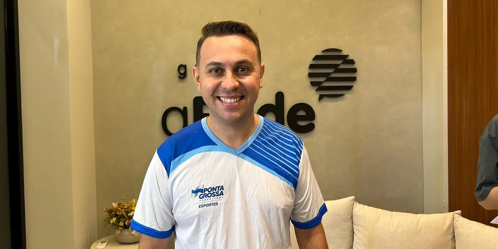 O secretário municipal de Esportes de Ponta Grossa, Paulo Malaquias