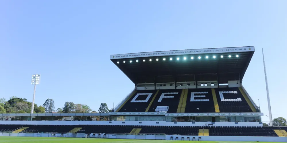 O estádio do Operário Ferroviário Esporte Clube (Ofec), Germano Krüger, em Oficinas