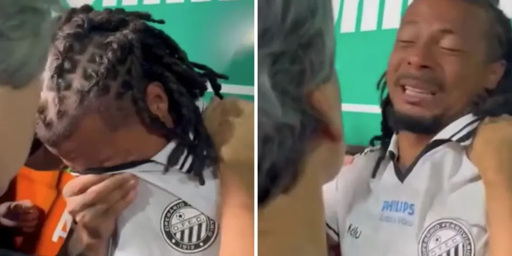 Hildeberto Pereira emocionado após ataques racistas