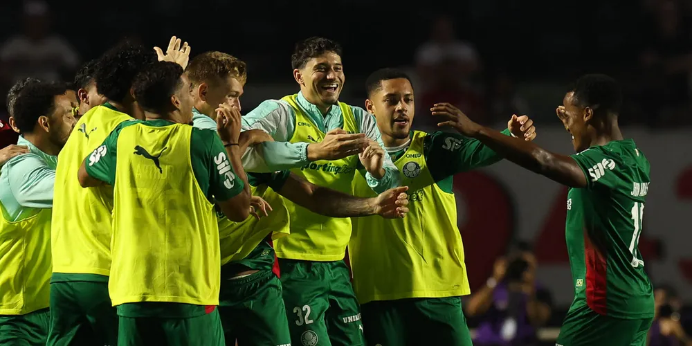 O Palmeiras garantiu a vitória por 1 a 0 e a vantagem na liderança do Brasileirão