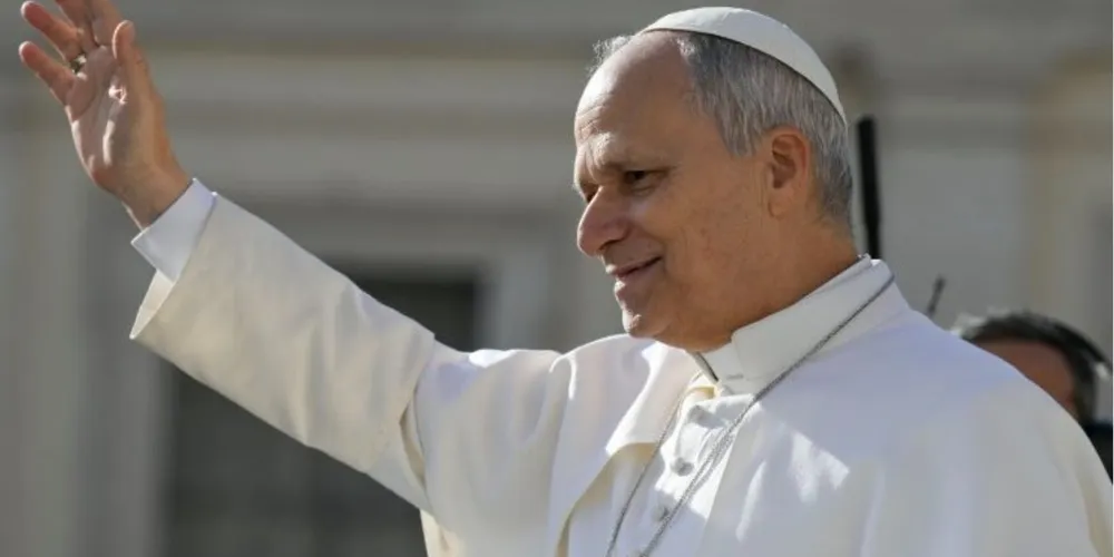 Papa Leão XIV  fez seu discurso na manhã nesse domingo (5)