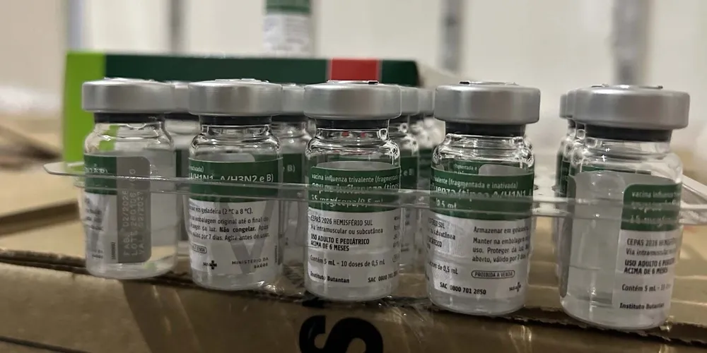 As doses fazem parte do início da 28ª Campanha Nacional de Vacinação contra a Influenza