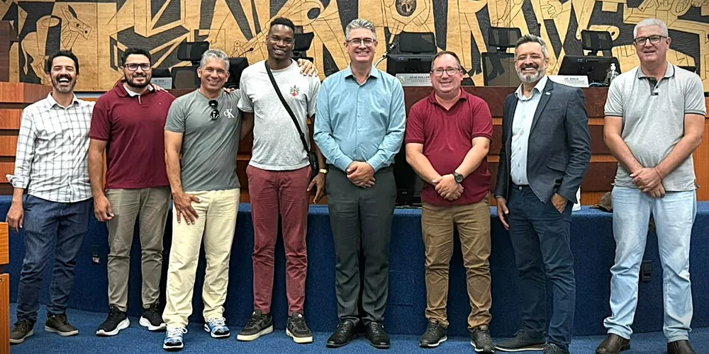 Vice-prefeito, presidente da Câmara e demais lideranças