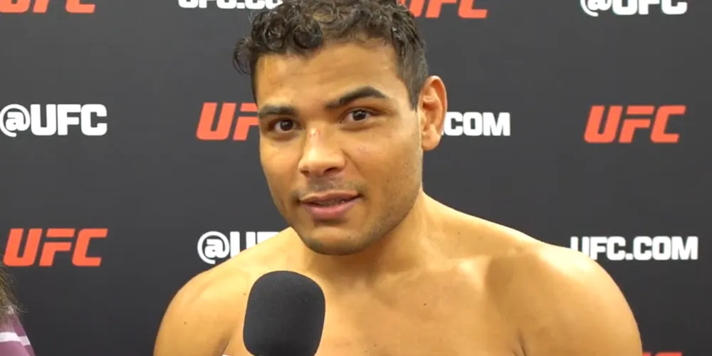 O lutador Paulo Borrachinha