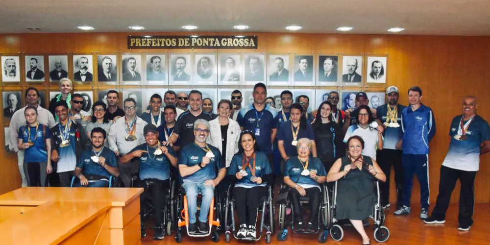 Delegação ponta-grossense nos Jogos Paradesportivos do Paraná