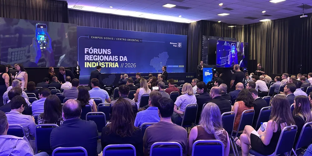 O Fórum Regional da Indústria foi realizado na manhã desta sexta-feira (17) em Ponta Grossa