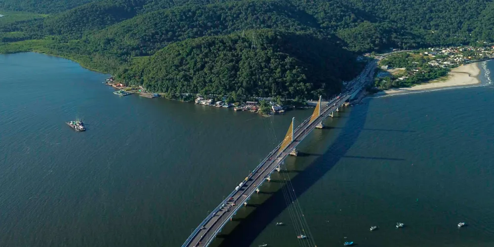 Ponte de Guaratuba 100% pavimentada