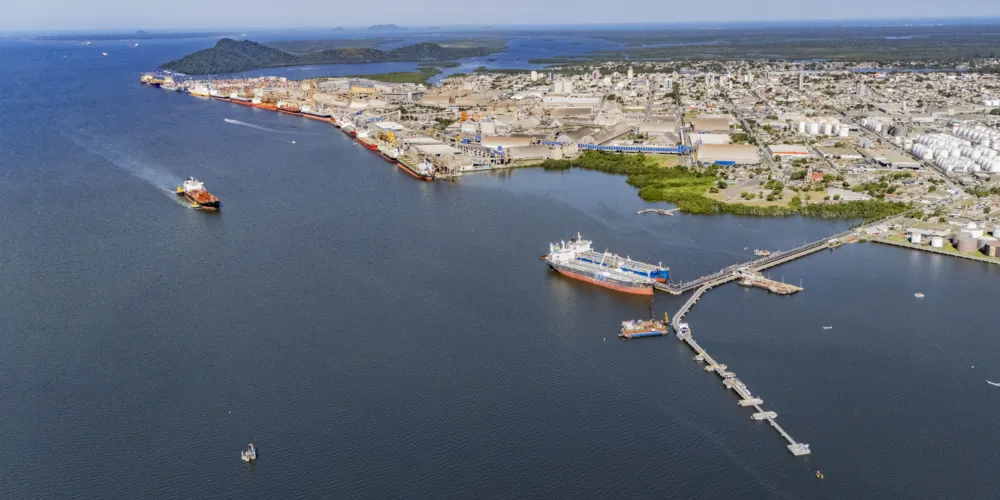 O Porto de Paranaguá concentra 70% das exportações brasileiras de óleo de soja no 1º trimestre