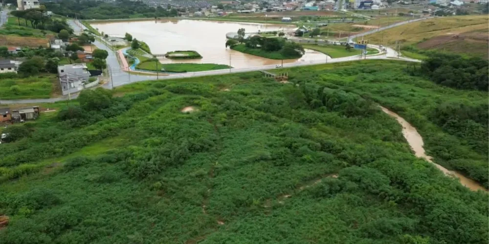 O parque linear terá aproximadamente 58,78 hectares