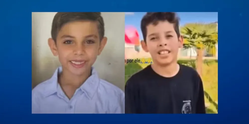 Nicolas dos Santos Bernetzki, tinha 9 anos, seu primo, Miguel da Silva Moreira, tinha 12 anos