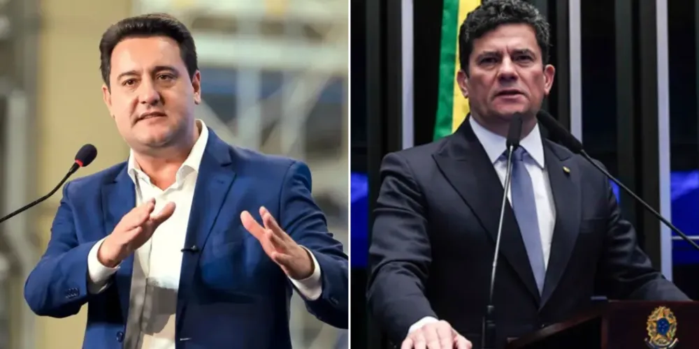 Ratinho Jr. e Sergio Moro