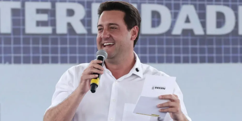 Governador do Praraná, Ratinho Júnior (PSD)