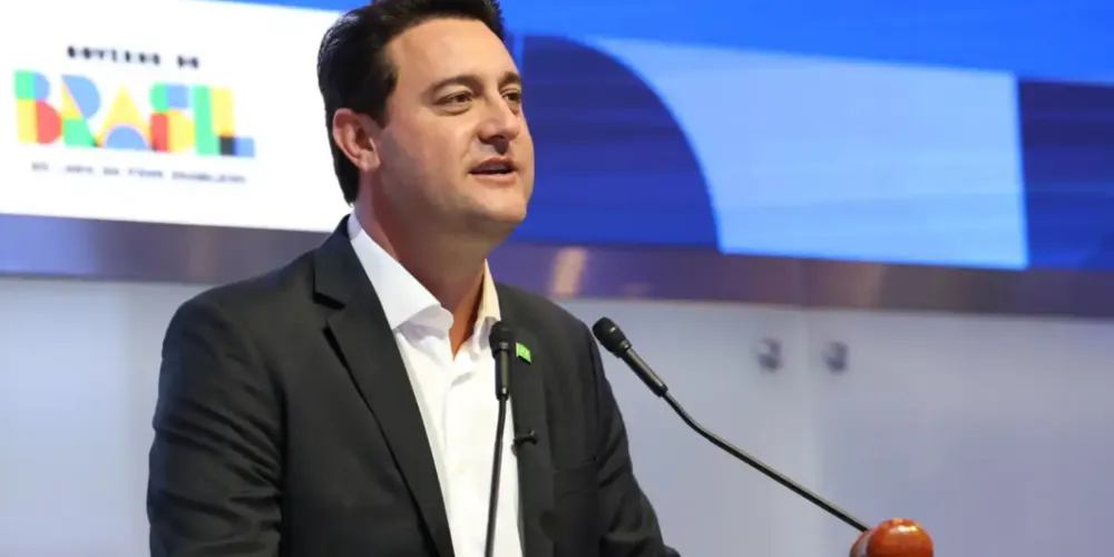 O governador do Paraná, Ratinho Junior (PSD)