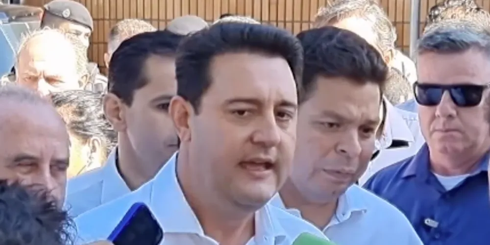 O governador do Paraná, Ratinho Junior (PSD)